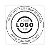 Logo Promotie Professional Company Hartelijk dank Rubberstempel (Afrduk)