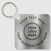 Logo promotiefilver sleutelhanger (Voorkant)