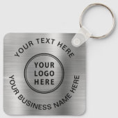 Logo promotiefilver sleutelhanger (Achterkant)