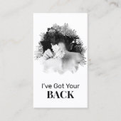 *~* Logo QR Chiropractor Chiropractic Spa Foto Visitekaartje (Voorkant)