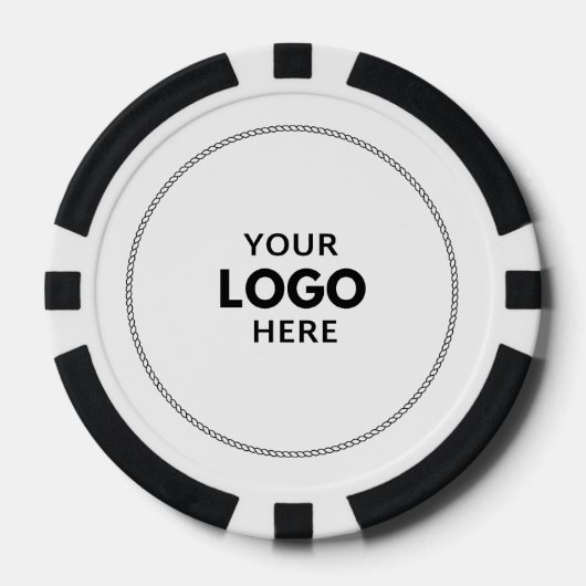 Logo QR-code Aangepast Poker Chips (Voorkant)