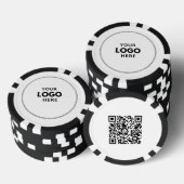 Logo QR-code Aangepast Poker Chips (Opstapeling)