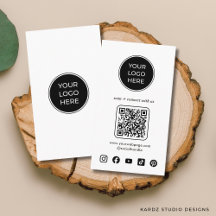 Logo QR-code Aangepaste social media pictogrammen