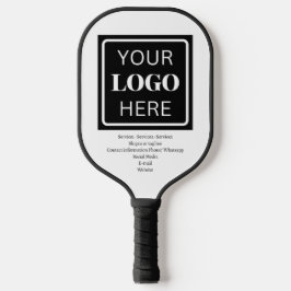 Logo - QR-code - Bedrijfspromotie Pickleball Paddle