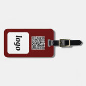Logo QR-code Bourgogne Zakelijke promotie Bagagelabel (Voorkant horizontaal)