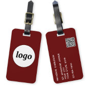 Logo QR-code Bourgogne Zakelijke promotie Bagagelabel