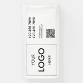 Logo QR Code Business Professional Banner (Verticaal)