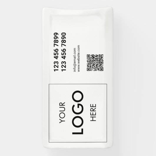 Logo QR Code Business Professional Banner (Verticaal)