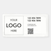 Logo QR Code Business Professional Banner (Horizontaal)