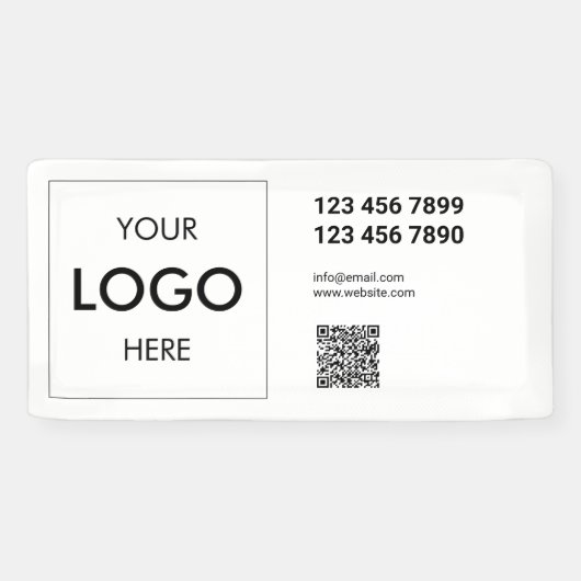 Logo QR Code Business Professional Banner (Horizontaal)