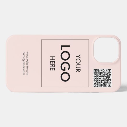 Logo QR Code Business Professional iPhone Case iPhone Hoesje (Achterkant horizontaal)