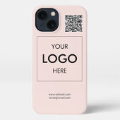Logo QR Code Business Professional iPhone Case iPhone Hoesje (Achterkant)