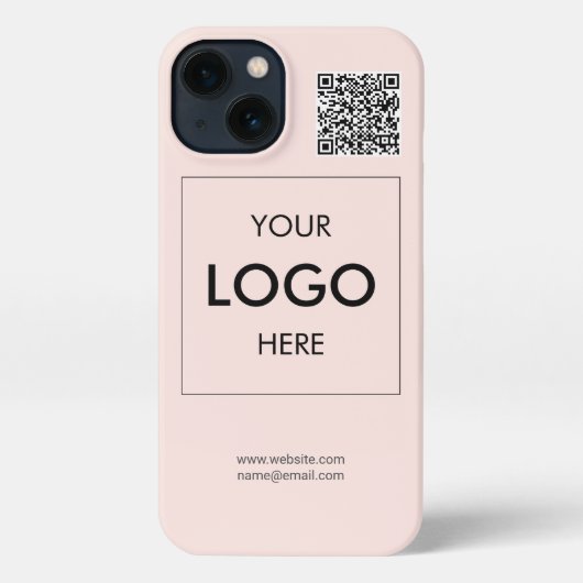 Logo QR Code Business Professional iPhone Case iPhone Hoesje (Achterkant)