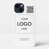 Logo QR Code Business Professional iPhone Case iPhone Hoesje (Achterkant)