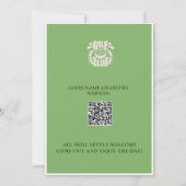 Logo QR-code Charity Golf Toernooi Kaart (Achterkant)