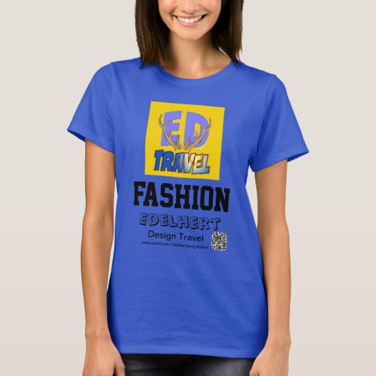 Logo & QR-code EDT Fashion T-shirt (Voorkant)
