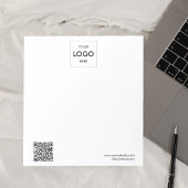 Logo QR-code Eenvoudig Notitieblok