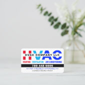 Logo, Qr-code en Licentie - Moderne AC-diensten, H Visitekaartje (Staand voorkant)