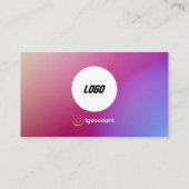 Logo QR-code Estheetische Salons Spa's Modern Visitekaartje (Achterkant)