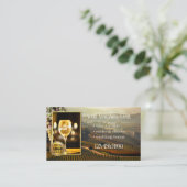 Logo QR Code Foto Social Media Wijngaard Visitekaartje (Staand voorkant)