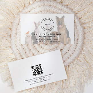 Logo QR Code Fotobedekking foto foto plaatfotograa Visitekaartje