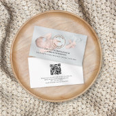 Logo QR Code Fotobedekking Newborn Fotograaf Visitekaartje