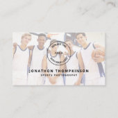 Logo QR Code Fotobedekking sport Fotograaf Visitekaartje (Voorkant)