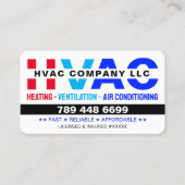 Logo, Qr Code & License - Modern AC Services, HVAC Visitekaartje (Voorkant)