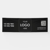 Logo QR-code Moderne banner (Horizontaal)