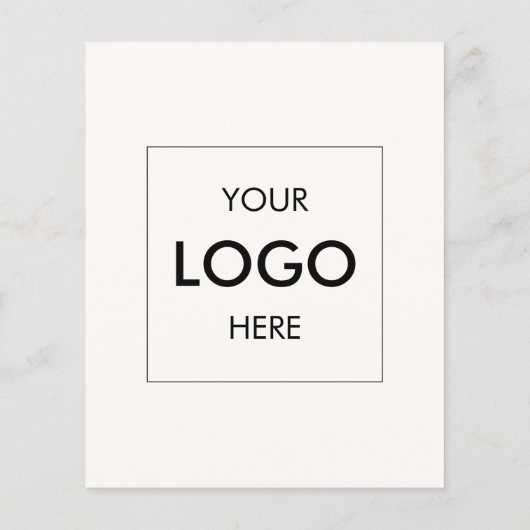 Logo QR Code Photo Business Marketing Flyer (Achterkant)