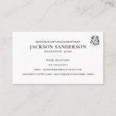 Logo QR-code politieafdeling Visitekaartje (Voorkant)