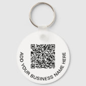 Logo QR-code - Promotie Sleutelhanger (Voorkant)