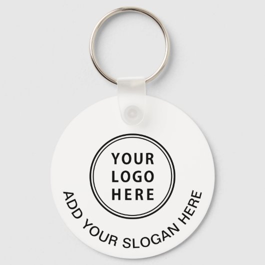 Logo QR-code - Promotie Sleutelhanger (Achterkant)