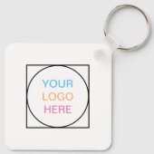 Logo QR Code Promotionele Sleutelhanger (Achterkant)