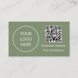 Logo QR Code Sage Groen Visitekaartje