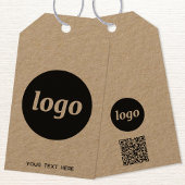 Logo QR Code Tekst Zakelijk Product Prijs Label La Cadeaulabel