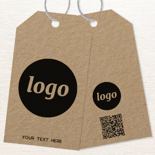 Logo QR Code Tekst Zakelijk Product Prijs Label La Cadeaulabel