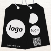 Logo QR Code Tekst Zakelijk Product Prijs Label La Cadeaulabel