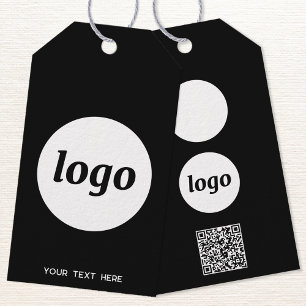 Logo QR Code Tekst Zakelijk Product Prijs Label La Cadeaulabel