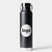 Logo QR Code Tekst Zakelijke Branding Promotie Waterfles (Voorkant)