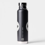 Logo QR Code Tekst Zakelijke Branding Promotie Waterfles (Links)