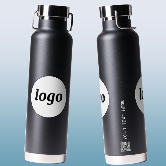 Logo QR Code Tekst Zakelijke Branding Promotie Waterfles