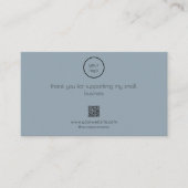 Logo QR-code verpakking insert bedankkaart Visitekaartje (Voorkant)