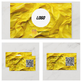 Logo QR-code voor afvalverwijderingsdienst Visitekaartje