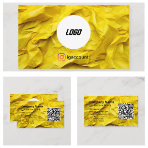 Logo QR-code voor afvalverwijderingsdienst Visitekaartje