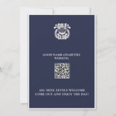 Logo QR-code voor Charity-golftoernooi Kaart (Achterkant)