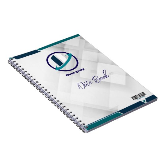  Logo & QR CODE white background Notitieboek (Rechterzijde)