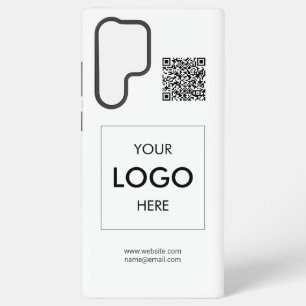 Logo QR Code White Professional Samsung Galaxy Hoesje