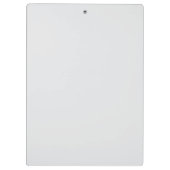 Logo & QR CODE witte achtergrond Klembord (Achterkant)