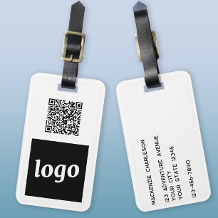 Logo QR Code Zakelijke Promotie Bagagelabel